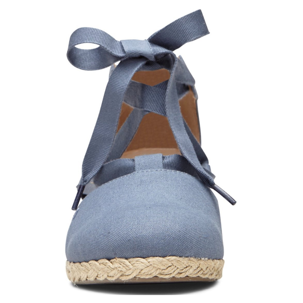 VIONIC Kaitlyn Wedge Blue Sandal - Picture 2 of 11